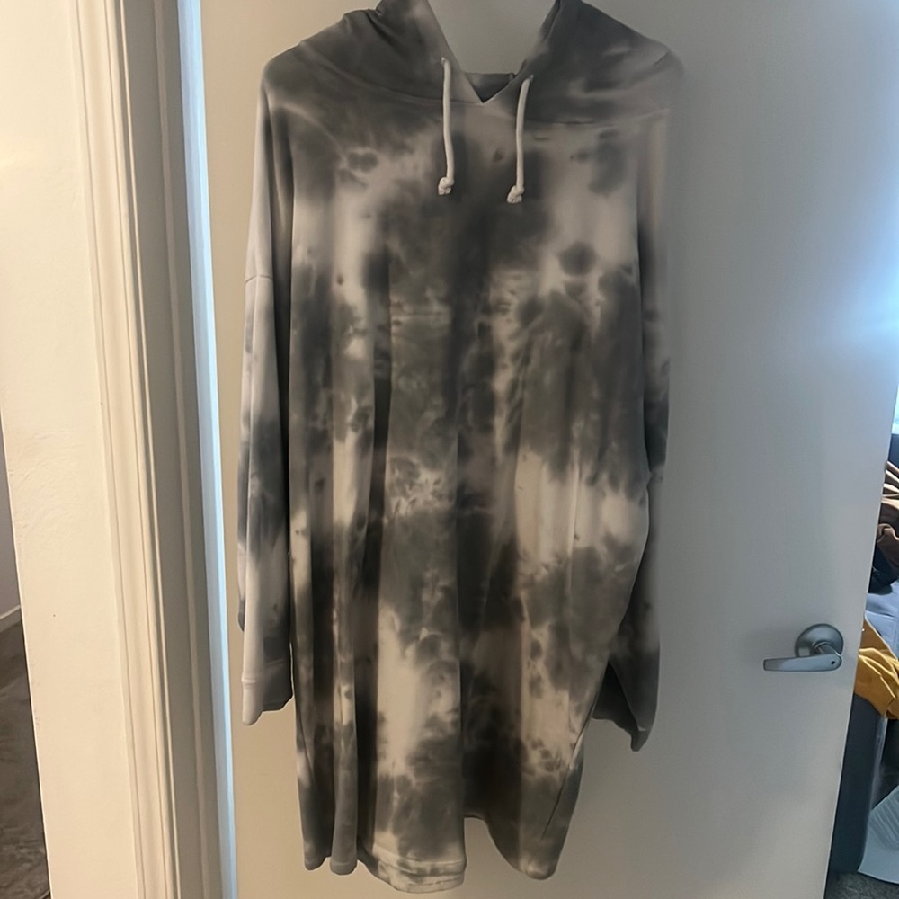 Tie Dye hoodie dress